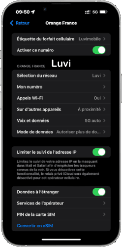 comment activer la 5G sur iPhone